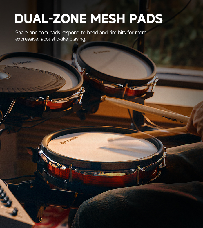 Donner DED-300 PRO Electronic Drum Set with Independent Hi-Hat