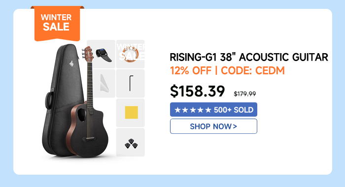 RISING-G1 38" Acoustic Guitar