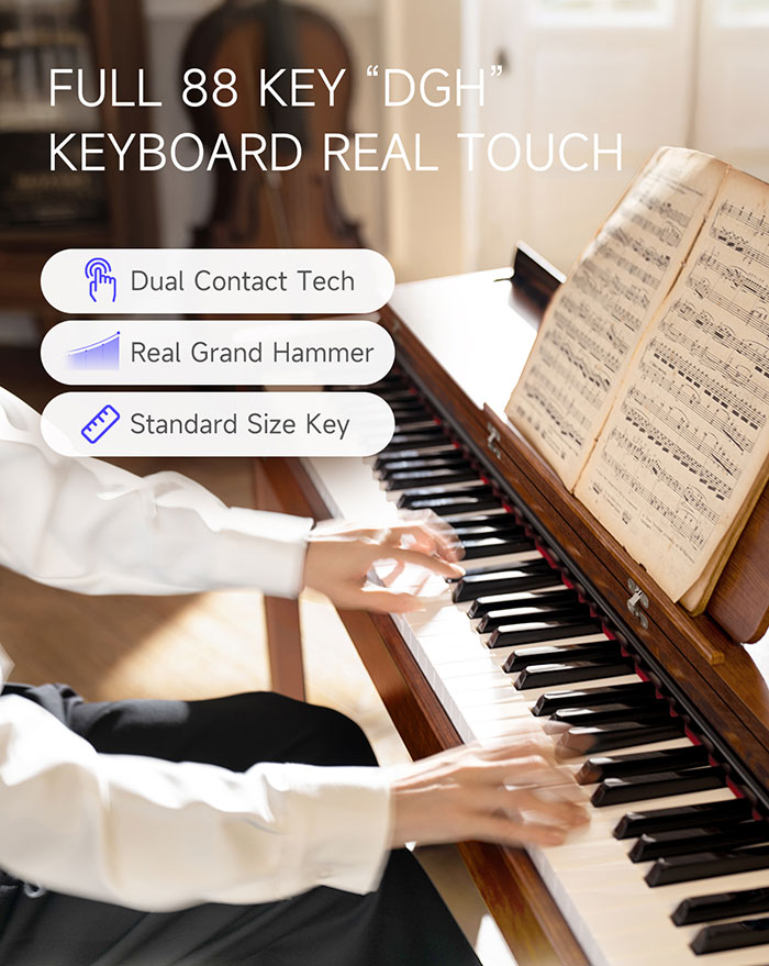 Donner DDP-200 MK2 Piano Digital Vertical