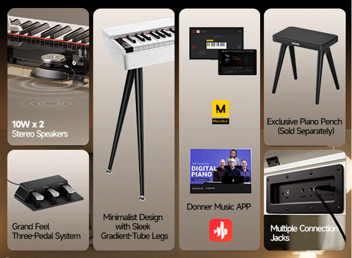 OURA™ S100 Home Digital Piano