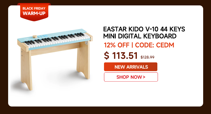  Eastar KIDO V-10 44 Keys Mini Digital Keyboard With Stand